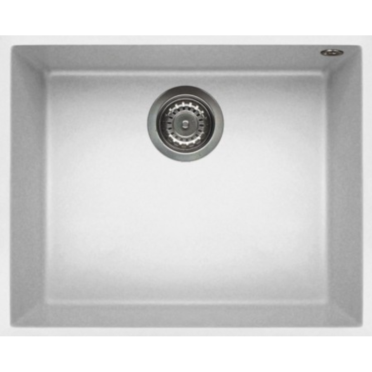 Elleci QUADRA105U WHITE 花崗岩廚房台下石盆 (白色)